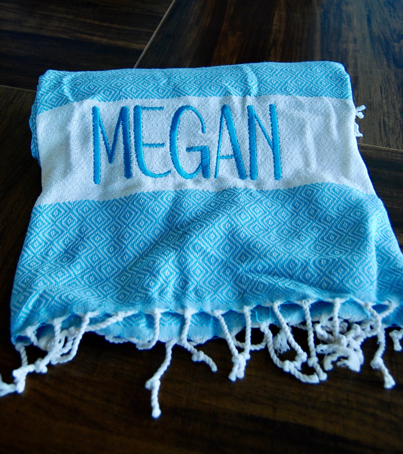 Embroidered Beach Towel