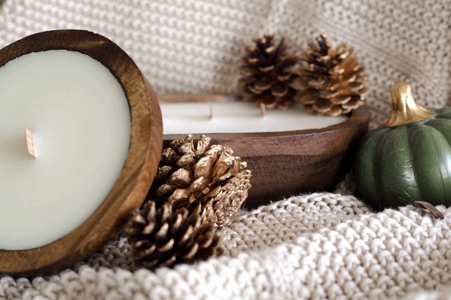 Small Dough Bowl Candle