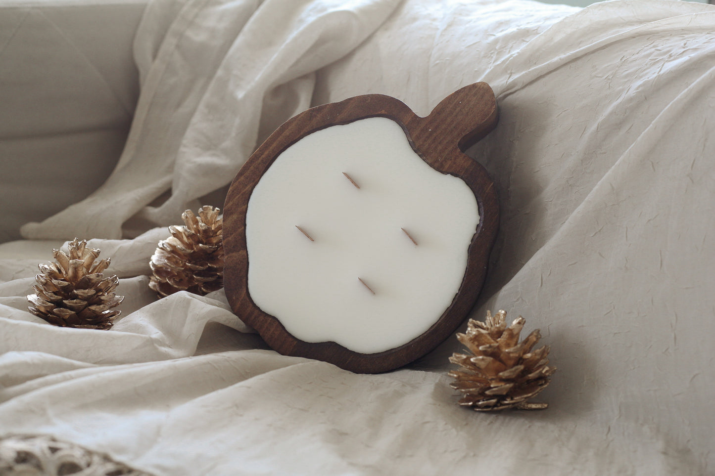 Pumpkin Dough Bowl Candle