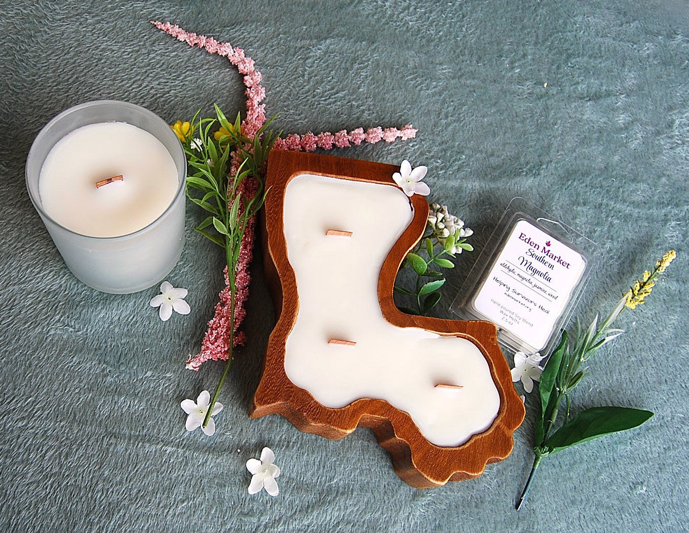 Spring Louisiana Dough Bowl Candle