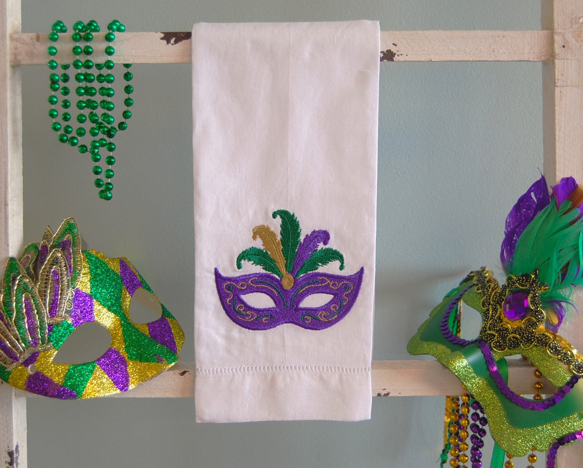 Mask Decorative Tea Towel
