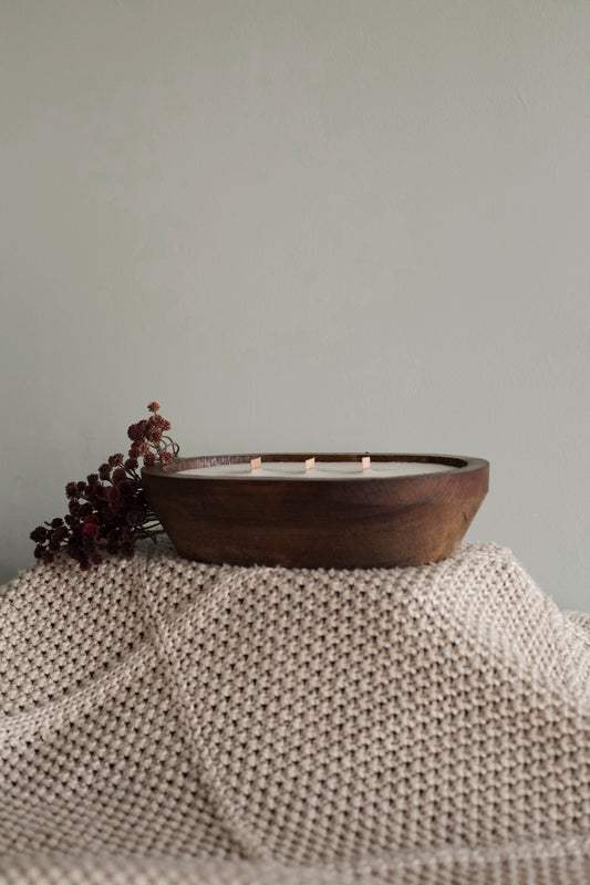 Medium Dough Bowl Candle