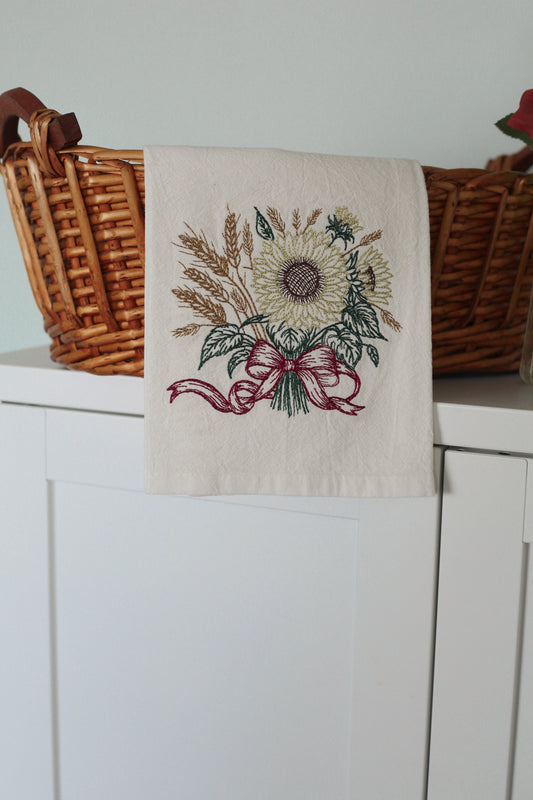 Sunflower Tea Towel